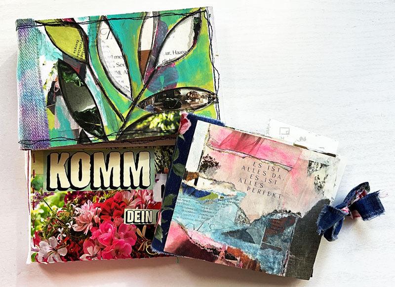 Kunstjournal aus alten Materialien – Dein kreatives Notizbuch der besonderen Art