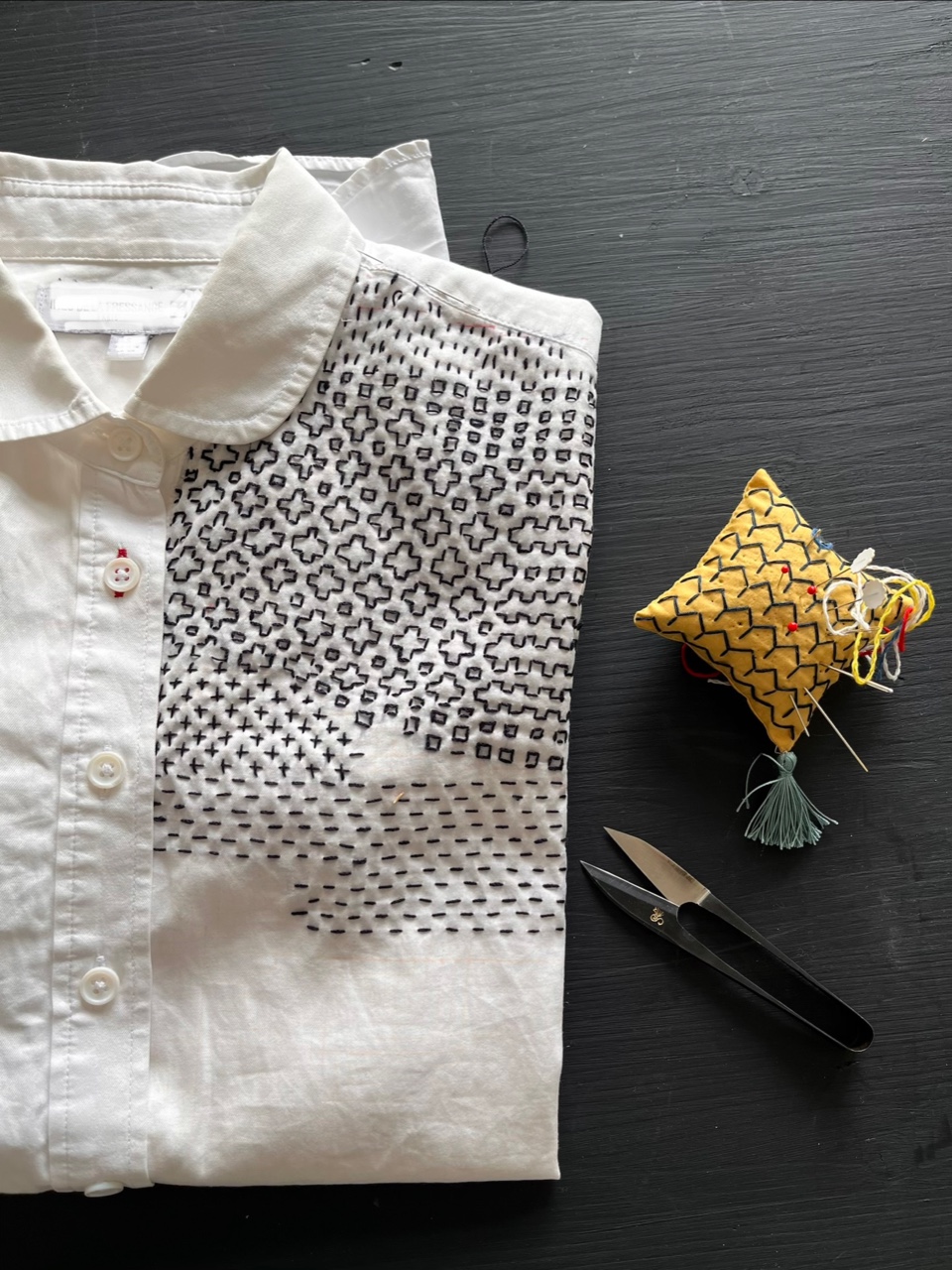 Sashiko: Japanische geometrische Sticktecknik